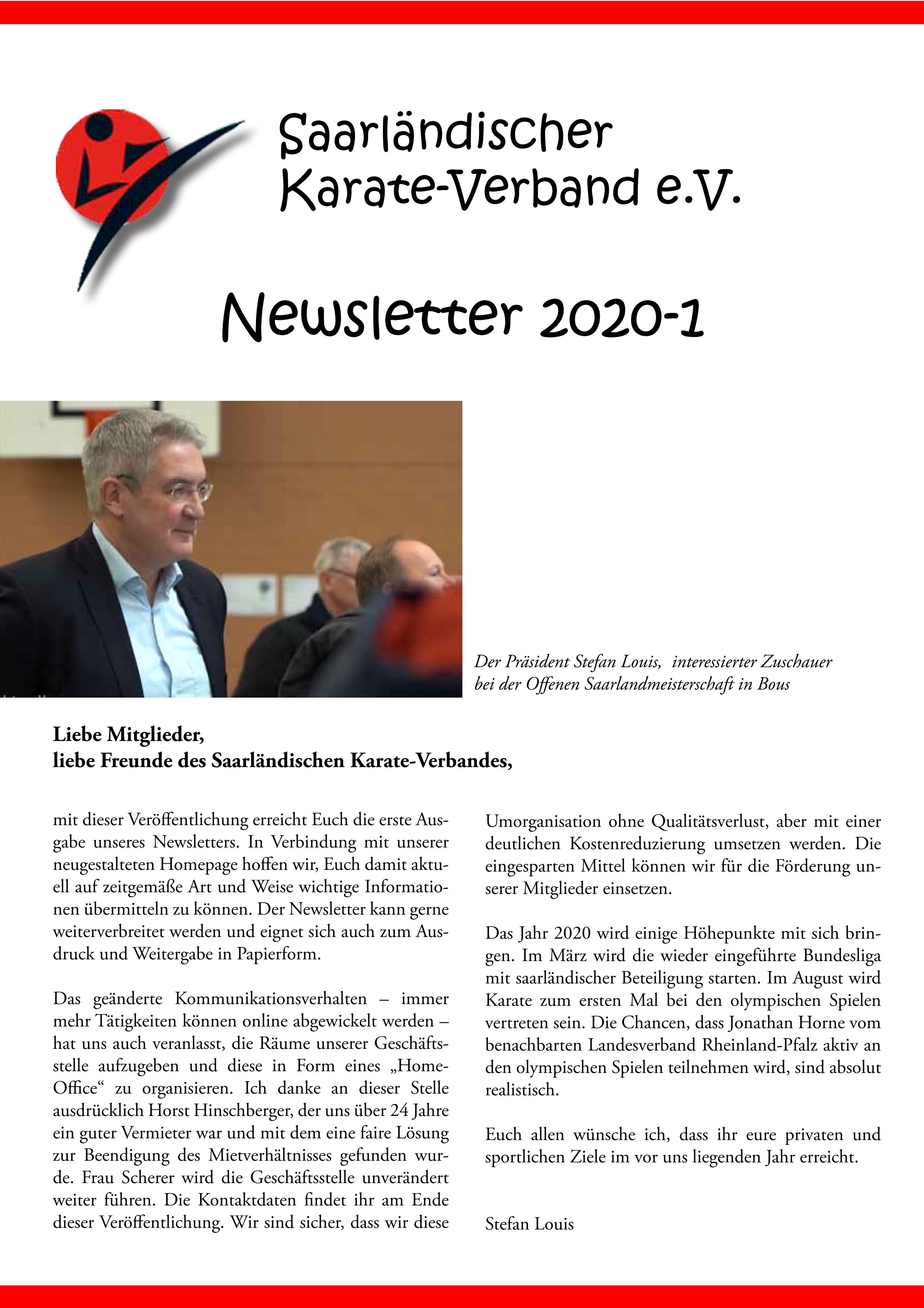 Newsletter Januar 2020